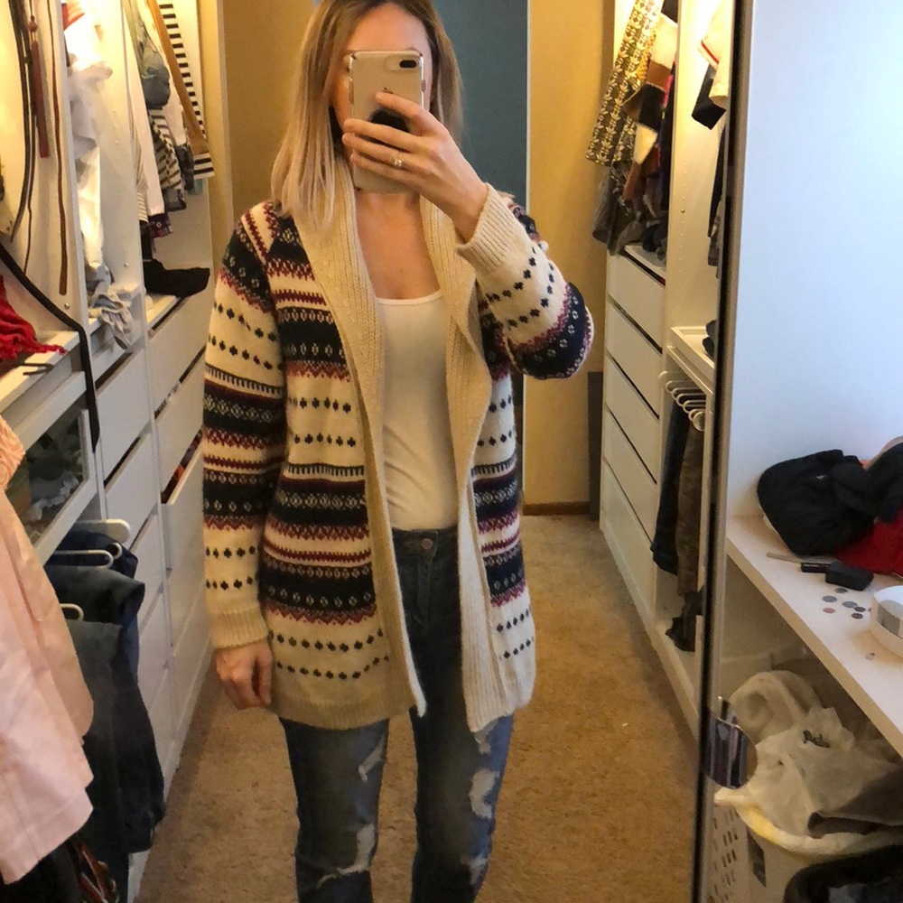 Italian long cardigan